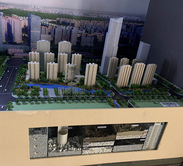 蒲城县建筑模型